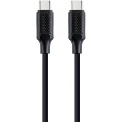 Gembird USB 2.0 Cable USB-C male - USB-C male Μαύρο 1.5m (CC-USB2-CMCM100-1.5M) (GEMCC-USB2-CMCM100-1.5M)