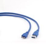 Cablexpert Regular USB 3.0 to micro USB Cable Μπλε 0.5m (CCP-MUSB3-AMBM-0.5M) (GEMCCP-MUSB3-AMBM-0.5M) - Image 2