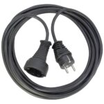 Brennenstuhl Quality plastic extension cable 25m black H05VV-F 3G1.5 (1165480) (BNN1165480) - Image 2