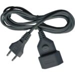 Brennenstuhl Plastic extension cable 3m black H03VVH2-F 2x0,75 (1161790) (BNN1161790) - Image 2