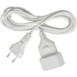 Brennenstuhl Plastic extension cable 3m white H03VVH2-F 2x0,75 (1161660) (BNN1161660) - Image 2