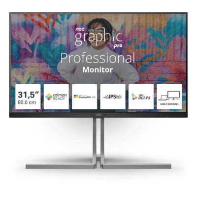 AOC U32U3CV UHD Grapgic Pro Monitor 32' (U32U3CV) (AOCU32U3CV)