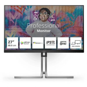 AOC Q27U3CV QHD Graphic Pro Monitor 27' (AOCQ27U3CV)