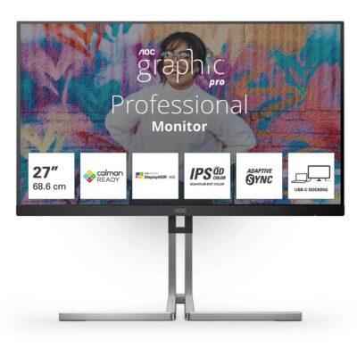 AOC Q27U3CV QHD Grapgic Pro Monitor 27' (Q27U3CV) (AOCQ27U3CV)