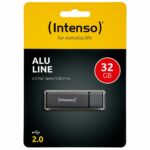 Intenso USB 2.0 Stick 32GB Alu Line Anthracite (3521481) (NSO3521481) - Image 2