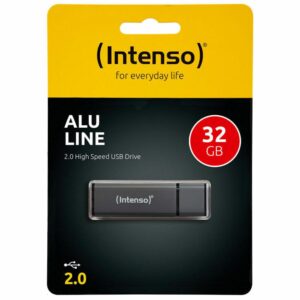 Intenso USB 2.0 Stick 32GB Alu Line Anthracite (3521481) (NSO3521481)