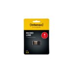 Intenso USB 2.0 Stick 4GB Micro Line Black (3500450) (NSO3500450) - Image 2