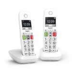 Gigaset Wireless Landline Phone E290 Duo White (L36852-H2901-D202) (GGSE290DUO-WH) - Image 2