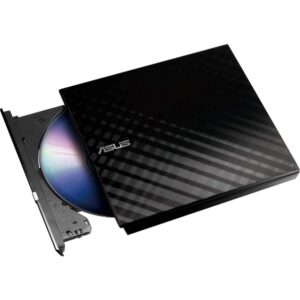 Asus SDRW-08D2S-U Lite External Optical Drive Black (90-DQ0435-UA221KZ) (ASU90-DQ0435-UA221KZ)
