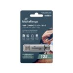 MediaRange USB 3.0 Combo Flash Drive with USB Type-C™ plug, 128GB (MR938) - Image 2