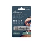 MediaRange USB 3.0 Combo Flash Drive with USB Type-C™ plug, 32GB (MR936) - Image 2
