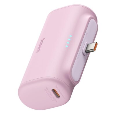 Baseus Powerbank Compact USB-C 5000mAh, 20W pink (P10068306413-00) (BASP10068306413-00)