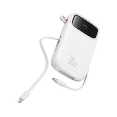 Baseus Powerbank QPow 2 20000mAh 30W 2xUSB-C white (P10055009213-00) (BASP10055009213-00)