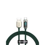 Baseus Καλώδιο USB σε USB-C με Οθόνη, 66W, 1m Πράσινο (CASX020006) (BASCASX020006) - Image 2