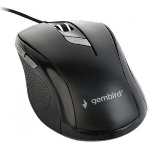 Gembird Mus-6b-01 Mouse (Optical; 1600 Dpi; Black) (MUS-6B-01) (GEMMUS-6B-01)