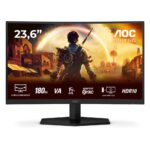AOC C24G42E Curved FHD Gaming Monitor 24'' with Speakers (C24G42E) (AOCC24G42E) - Image 2