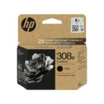 HP 308e EvoMore Black Original Ink Cartridge (7FP22UE) (HP7FP22UE)