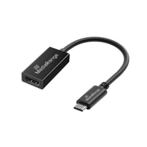 MediaRange USB-C to HDMI Audio and Video Converter, 20cm, Black (MRCS234)