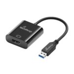 MediaRange USB-A to HDMI Audio and Video Converter, 20cm, Black (MRCS232) - Image 2