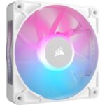 Corsair RX RGB Series iCUE LINK RX120 RGB White 120mm RGB Fan Single Fan (CO-9051021-WW) (CORCO-9051021-WW)