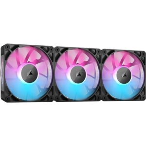 Corsair RX RGB Series iCUE LINK RX120 RGB 120mm RGB Fan Triple Fan Kit (CO-9051018-WW) (CORCO-9051018-WW)