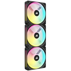 Corsair QX RGB Series iCUE LINK QX120 RGB 120mm Magnetic Dome RGB Fan Triple Fan Kit (CO-9051002-WW) (CORCO-9051002-WW)