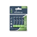 Επαναφορτιζόμενη Μπαταρία MediaRange NiMH Accus AA 1.2V (HR6) (4 Pack) (MRBAT121)