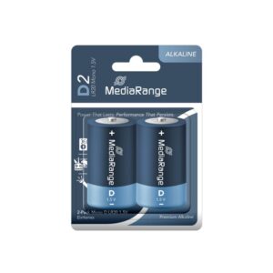 MediaRange Premium Alkaline Batteries Mono D|LR20|1.5V Pack 2  (MRBAT109)