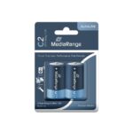 MediaRange Premium Alkaline Batteries Baby C|LR14|1.5V Pack 2  (MRBAT108)
