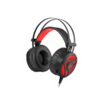 Genesis Gaming Headset Neon 360 with Microphone RGB Illuminated Vibration, Black Red (NSG-1107) (GNSNSG-1107) - Image 2