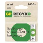 GP ReCyko 2600mAh rechargeable batteries AA / R6 Ni-MH (GPB20440)