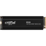 Crucial P310 Gen4 2280 2TB NVMe PCIe M.2 SSD mit Heatsink (CT2000P310SSD5) (CRUCT2000P310SSD5)
