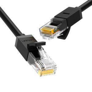 Ugreen Ethernet RJ45 Rounded Network Cable Cat.6 UTP 2m Black (20160) (UGR20160)