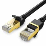 Ugreen Ethernet RJ45 Flat network cable Cat.7 STP 0.5m Black (11229) (UGR11229)