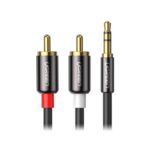 Ugreen AV102 2x RCA cable Cinch jack 3.5 mm 2m black (10510) (UGR10510)