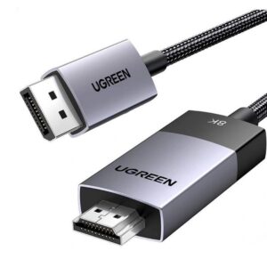 Ugreen DisplayPort to HDMI cable DP115 8k 60 Hz 1m black (80395) (UGR80395)