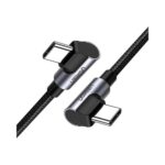 Ugreen USB-C to USB-C Angled Cable US323 PD 3A 60W 2m Black (70531) (UGR70531)