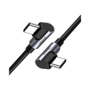 Ugreen USB-C to USB-C Angled Cable US323 PD 3A 60W 2m Black (70531) (UGR70531)
