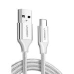 Ugreen Nickel-plated USB-C cable QC3.0 0.25m white (60129) (UGR60129)