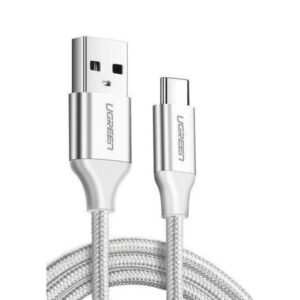 Ugreen Nickel-plated USB-C cable QC3.0 0.25m white (60129) (UGR60129)