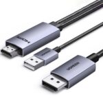 Ugreen Καλώδιο DisplayPort HDMI HD169 4K 60Hz 2m czarny (55329) (UGR55329)