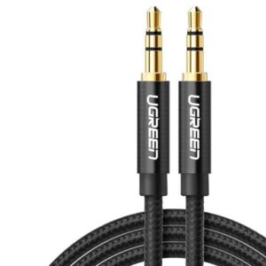 Ugreen AV112 Mini jack cable 3.5mm AUX 2m black (50363) (UGR50363)