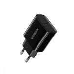 Ugreen Φορτιστής Χωρίς Καλώδιο με Θύρα USB-C 18W Power Delivery Μαύρος (10191) (6957303811915)