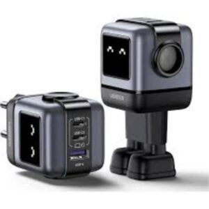 Ugreen Nexode RG mains charger Robot GaN 2x USB-C + USB 65W gray (25685B) (UGR25685B)