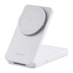 Ugreen W528 2 σε 1 επαγωγικός φορτιστής για iPhone AirPods 20W λευκό (45055) (UGR45055)