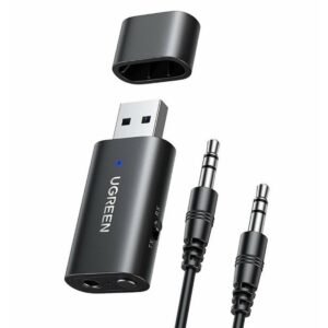 Ugreen CM523 Audio adapter USB-A to Jack 3.5mm Bluetooth 5.1 Black (60300) (UGR60300)