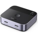 Ugreen Διακόπτης / Διακόπτης 2x USB-C σε HDMI AW502 2-σε-1 4K 60Hz (55451) (UGR55451)