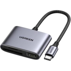 Ugreen USB-C Card Reader + USB CM387 black (80798) (UGR80798)