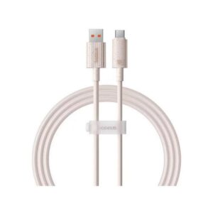 Baseus Καλώδιο Γρήγορης Φόρτισης USBσεUSB-C Habitat Series 100W 1m Ροζ (P10360203421-00) (BASP10360203421-00)
