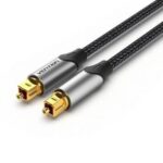 VENTION Optical Fiber Audio Cable 1M Black Aluminum Alloy Type (BAVHF) (VENBAVHF)